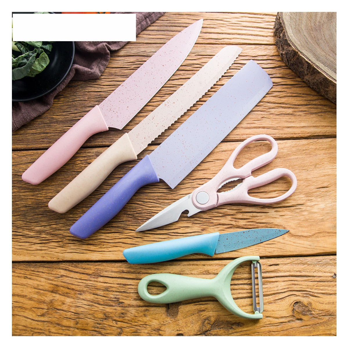 Miniatura 8 de Juego Cuchillos 6 PCS Colores